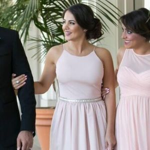 Aidan mattox evening gown pink size 2